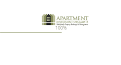 Desktop Screenshot of apartmentinvestmentspecialists.com